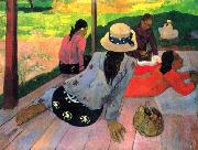 Paul Gauguin The Midday Nap oil painting reproduction